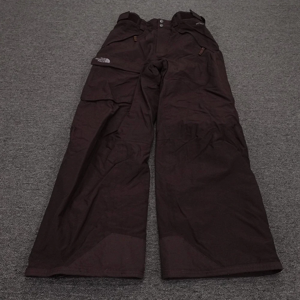 The North Face Snow Pants Mens Small Brown HyVent Insulated Waterproof Ski